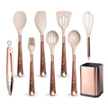 🍽️ Conjunto de Utensílios de Cozinha em Silicone Rose Gold – LARTI SCUPRITE