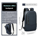 HK Slim Backpack For Men 15.6 Inch Laptop Bags Waterproof Minimalist Business Backpack With USB Charging Casual Travel Work Bag