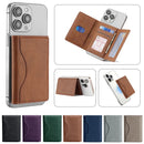 Trifold Magnetic Phone Wallet PU Leather Card Bag Magsafe Card Holder Wallet for Apple IPhone 16 15 12 13 14 Pro Max Plus Mini