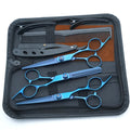 Professional Black Gold Barber Shears - Hair Thinning & Detachable Scissors Kit with Accessories for Salon/Home Use