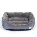 Large Dog Bed Square Plush Cat Nest Kennel All Season Washable Dog Sofa Waterproof Mattress Cat Bed for Medium Dogs Accessories