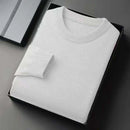 Men's Classic Crewneck Knit Pullover Sweater Long Sleeve Soft Casual Lightweight Solid Color Softwear for Men