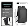 HK Slim Backpack For Men 15.6 Inch Laptop Bags Waterproof Minimalist Business Backpack With USB Charging Casual Travel Work Bag