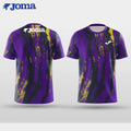 JOMA Summer Colorful Doodles 3D Print Men's T-shirt Daily Outdoor Sports Fitness Competition Fast Dry Breathable Casual Clothing