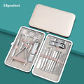7/10/12/16/18pcs/set Stainless Steel Manicure Set Professional Nail Clipper Kit of Pedicure Tools Ingrown ToeNail Trimmer