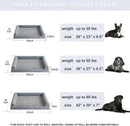 Pet Dog Bed Sofa Mats Soft Orthopedic Foam Cat Beds Kennel with Removable Washable Cover For Extra Large Medium Small Dogs