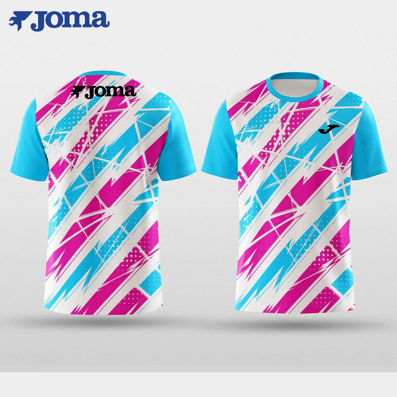 JOMA Summer Colorful Doodles 3D Print Men's T-shirt Daily Outdoor Sports Fitness Competition Fast Dry Breathable Casual Clothing