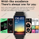 New Men Women Sports Smart Bracelet AMOLED Screen Bluetooth Call Smart Wristband 100+Sports Modes Fitness Clock Health Monitor