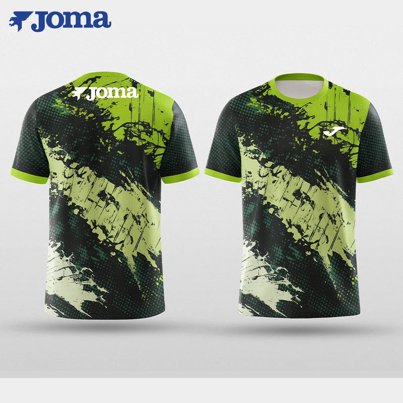 JOMA Summer Colorful Doodles 3D Print Men's T-shirt Daily Outdoor Sports Fitness Competition Fast Dry Breathable Casual Clothing