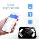 BMI Bluetooth Fat Scale Smart Digital Bathroom Weight Wireless Weight Scale USB Rechargeable Smartphone APP