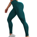 Women's Yoga Pants Fitness Quick Dry Peach Hip Sports Pants High Waist Pants Abdomen Seamless Knitted