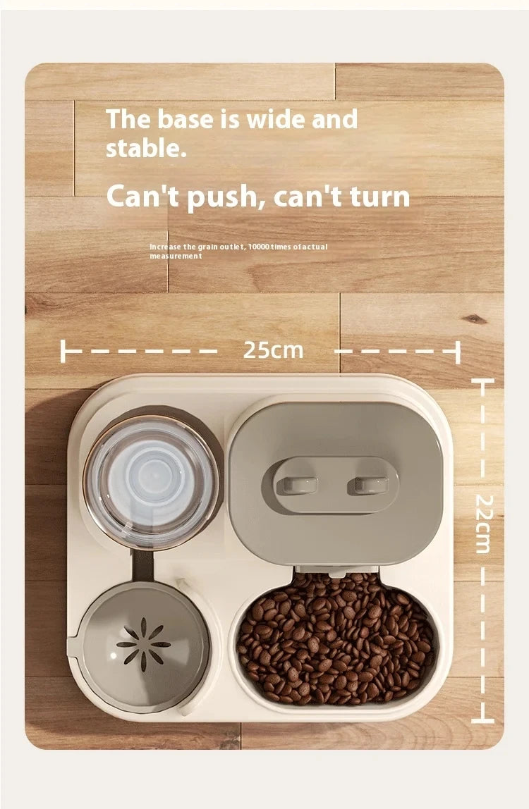 🐶🐱 Comedouro e Bebedouro Automático por Gravidade – 2 em 1 Sem Energia!