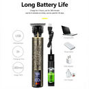 Novo! Aparador de cabelo elétrico T9/acessórios