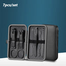7/10/12/16/18pcs/set Stainless Steel Manicure Set Professional Nail Clipper Kit of Pedicure Tools Ingrown ToeNail Trimmer