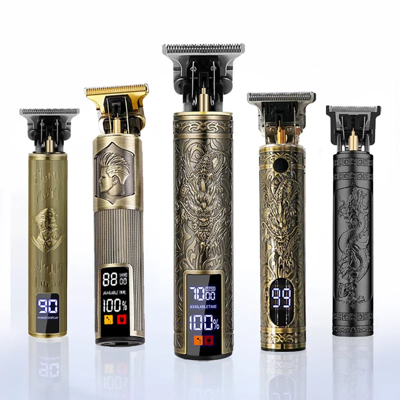 Novo! Aparador de cabelo elétrico T9/acessórios