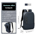 HK Slim Backpack For Men 15.6 Inch Laptop Bags Waterproof Minimalist Business Backpack With USB Charging Casual Travel Work Bag
