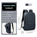HK Slim Backpack For Men 15.6 Inch Laptop Bags Waterproof Minimalist Business Backpack With USB Charging Casual Travel Work Bag