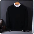 Hot Sale Cashmere Men's Sweater O-Neck Knitted Jumpers Long Sleeve Male Pullover Soft Warm Woolen Fashion Clothing Big Size