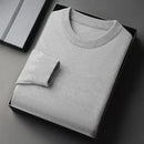 Men's Classic Crewneck Knit Pullover Sweater Long Sleeve Soft Casual Lightweight Solid Color Softwear for Men