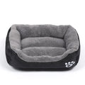 Large Dog Bed Square Plush Cat Nest Kennel All Season Washable Dog Sofa Waterproof Mattress Cat Bed for Medium Dogs Accessories