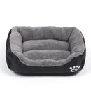 Large Dog Bed Square Plush Cat Nest Kennel All Season Washable Dog Sofa Waterproof Mattress Cat Bed for Medium Dogs Accessories