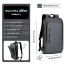 HK Slim Backpack For Men 15.6 Inch Laptop Bags Waterproof Minimalist Business Backpack With USB Charging Casual Travel Work Bag