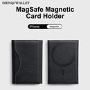 Trifold Magnetic Phone Wallet PU Leather Card Bag Magsafe Card Holder Wallet for Apple IPhone 16 15 12 13 14 Pro Max Plus Mini