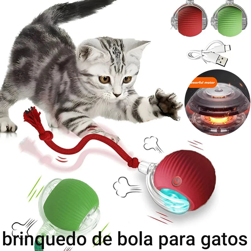 🧶 Bola Inteligente Interativa 2025 — Diversão Automática e Sem Fim para o Seu Gato!