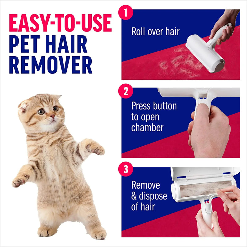 🐾 Removedor de Pelos Reutilizável para Pets – Sem Fita, Sem Bagunça!