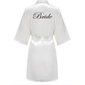 Satin Silk Robes Plus Size Wedding Bathrobe Bride Bridesmaid Mother Maid of Honor Gown Women Clothing Sleepwear Sage Green
