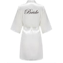 Satin Silk Robes Plus Size Wedding Bathrobe Bride Bridesmaid Mother Maid of Honor Gown Women Clothing Sleepwear Sage Green