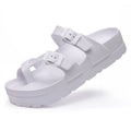 Eyriphy Women's Platform Sandals with Arch Support Thick Soles Adjustable Buckle Ultra Cushion Slippers Outdoor Women Sandals