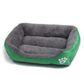 Large Dog Bed Square Plush Cat Nest Kennel All Season Washable Dog Sofa Waterproof Mattress Cat Bed for Medium Dogs Accessories