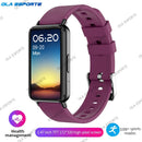New Men Women Sports Smart Bracelet AMOLED Screen Bluetooth Call Smart Wristband 100+Sports Modes Fitness Clock Health Monitor