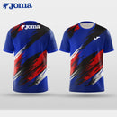 JOMA Summer Colorful Doodles 3D Print Men's T-shirt Daily Outdoor Sports Fitness Competition Fast Dry Breathable Casual Clothing
