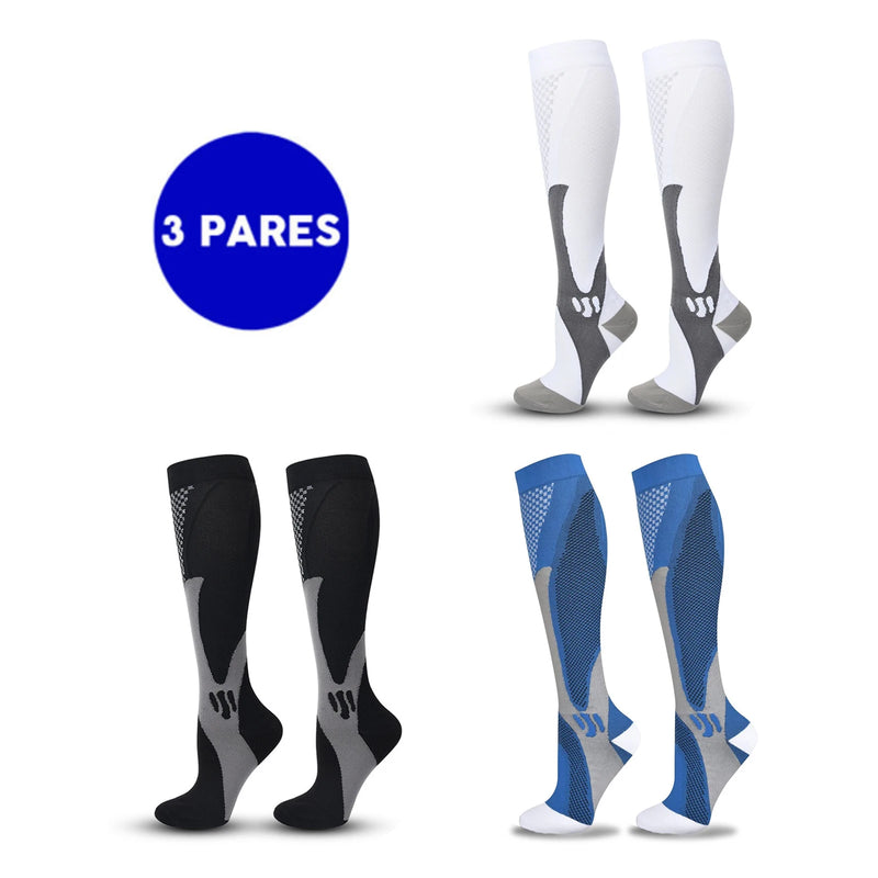 3 Kit Professional High Compression Stimulates Running Cycling Stimulates Racing Varicose Relief