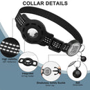 Cat GPS Collar with QR Code Tag & Airtag Case  Reflective Apple Tag Cats Collar for Tracker Pet Breakaway Air Tag Kitten Collar
