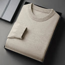 Men's Classic Crewneck Knit Pullover Sweater Long Sleeve Soft Casual Lightweight Solid Color Softwear for Men