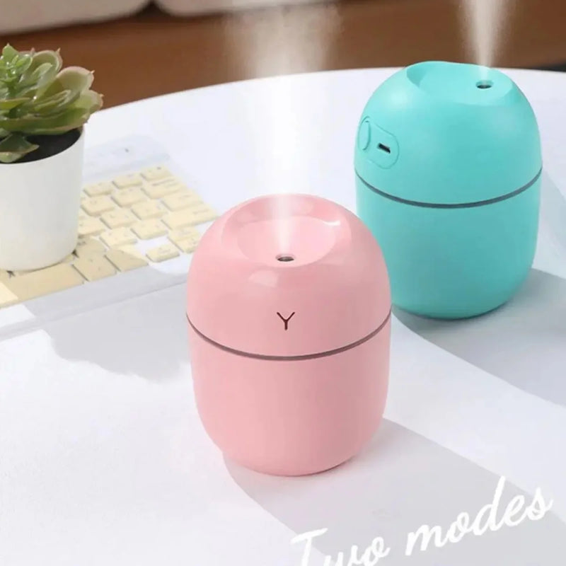 🌿 Umidificador Portátil 220ML com LED – Respire Melhor e Transforme Seu Ambiente!