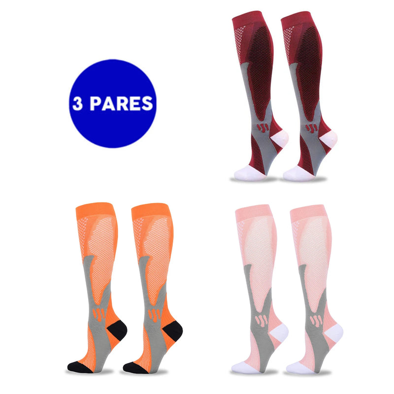 3 Kit Professional High Compression Stimulates Running Cycling Stimulates Racing Varicose Relief