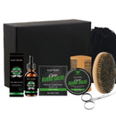Ultimate Beard Care Kit for Men - Beard Oil,Beard cream,Brush, Comb, Scissors & Storage Bag Moisturizing Grooming Set