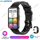 New Men Women Sports Smart Bracelet AMOLED Screen Bluetooth Call Smart Wristband 100+Sports Modes Fitness Clock Health Monitor