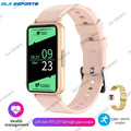 New Men Women Sports Smart Bracelet AMOLED Screen Bluetooth Call Smart Wristband 100+Sports Modes Fitness Clock Health Monitor