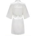 Satin Silk Robes Plus Size Wedding Bathrobe Bride Bridesmaid Mother Maid of Honor Gown Women Clothing Sleepwear Sage Green