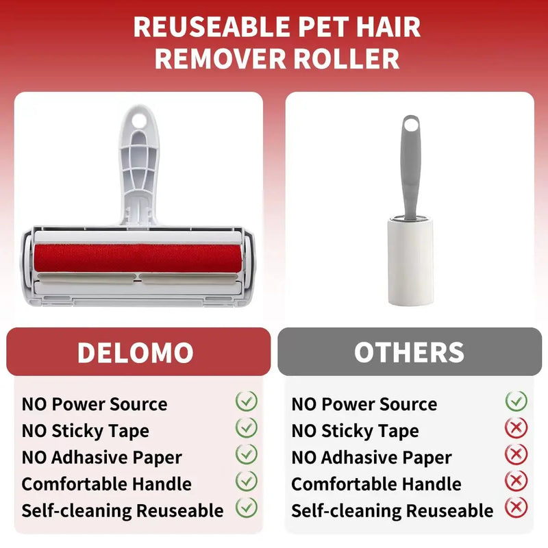 🐾 Removedor de Pelos Reutilizável para Pets – Sem Fita, Sem Bagunça!