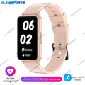 New Men Women Sports Smart Bracelet AMOLED Screen Bluetooth Call Smart Wristband 100+Sports Modes Fitness Clock Health Monitor