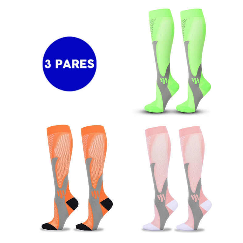 3 Kit Professional High Compression Stimulates Running Cycling Stimulates Racing Varicose Relief
