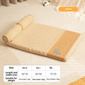 Four Seasons Dog Cat Bed Orthopedic Memory Foam Machine Washable Removable Cover All Season Comfort Mat for Small Medium Large