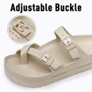 Eyriphy Women's Platform Sandals with Arch Support Thick Soles Adjustable Buckle Ultra Cushion Slippers Outdoor Women Sandals