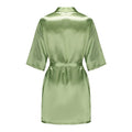 Satin Silk Robes Plus Size Wedding Bathrobe Bride Bridesmaid Mother Maid of Honor Gown Women Clothing Sleepwear Sage Green